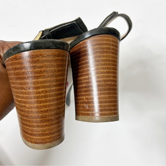 M. Gemi Calamo High Heels Slingback Pointed Toe Gray Leather Size (42/11) - Picture 6 of 7